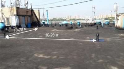 Расположение аэраторов