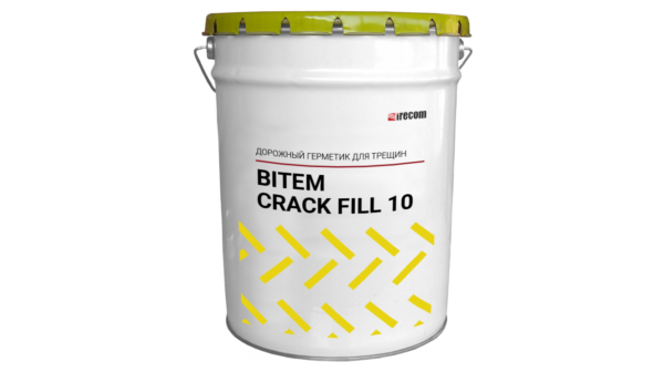 Дорожный герметик bitem crack fill 10 в ведре.