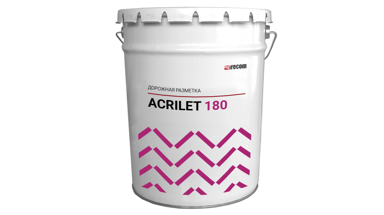 Краска для разметки ACRILET 180 в ведре.