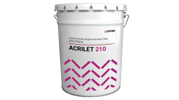 Мастика для ПВХ ACRILET 210 в ведре.