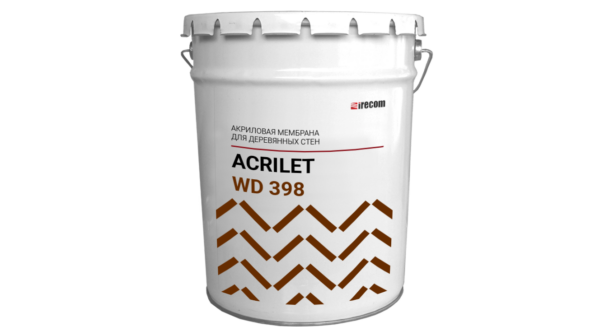 Мембрана для стен ACRILET WD 398 в ведре.